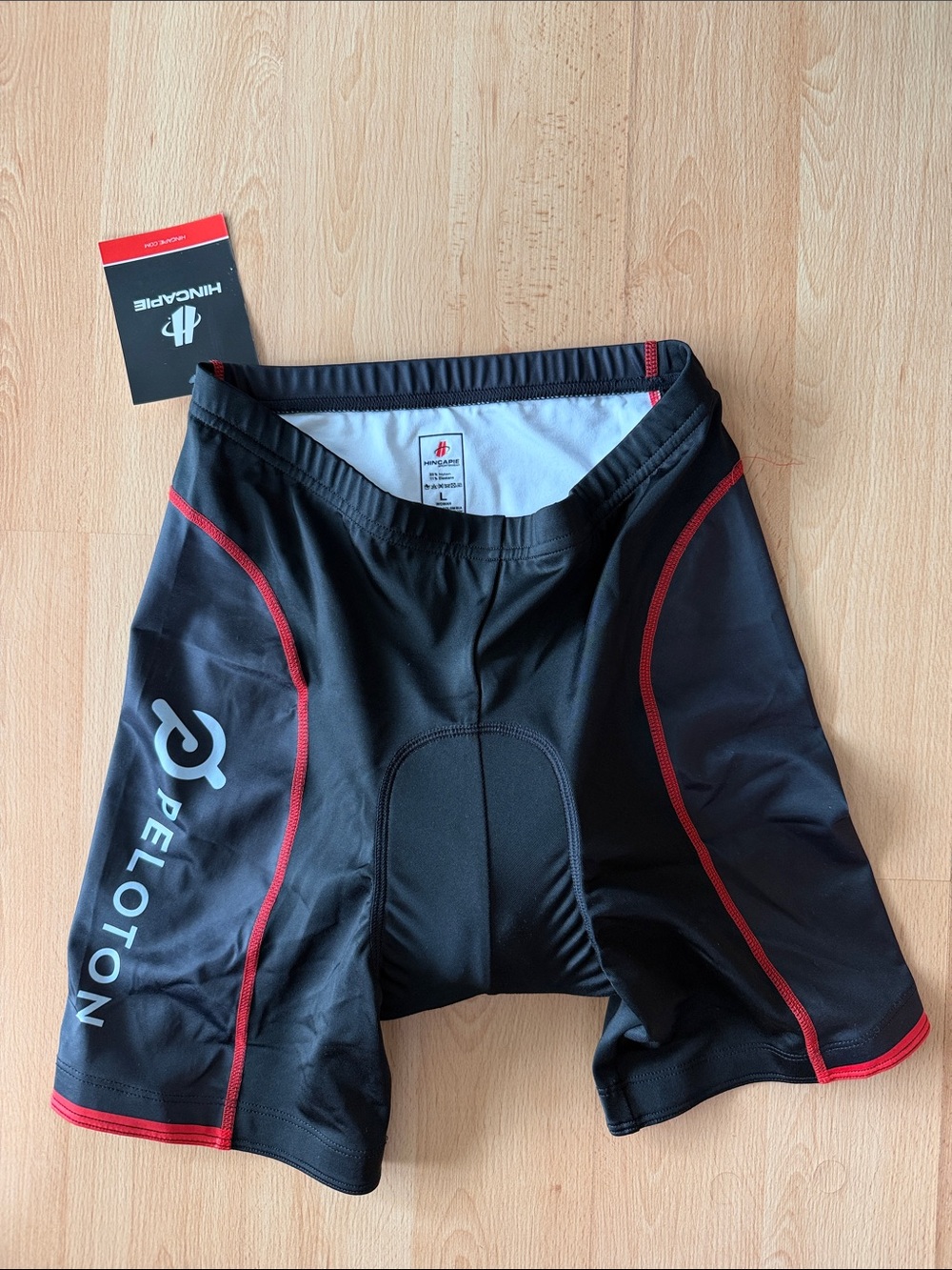Hincapie Peloton Black Cycling Shorts Large NWT